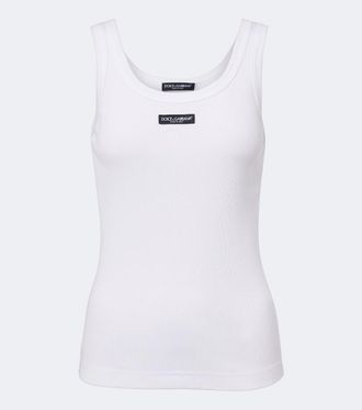 Dolce & Gabbana Logo cotton tank top