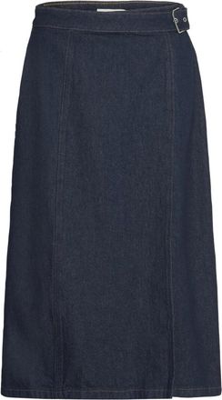 Ichi Ihberisel Skirt - Dames - Spijkerrokken - Blauw - S - Denim - Rokken