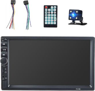 OEM Adecuado Para Autorradios Universales De 7 Pulgadas Y 2 Din Con Reproductor/grabador, Pantalla T&aacute;ctil, Est&eacute;reo Mp5, Bluetooth Y C&aacute;mara 7018b