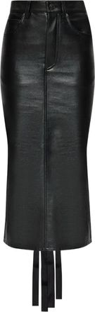 Balenciaga Gonna in pelle - Nero