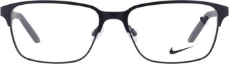 Nike Demo Rectangular Mens Eyeglasses NIKE 8213N 001 55
