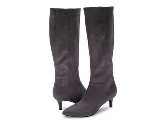 Aerosoles Epic Womens Boots Thunder Grey Faux Suede : 6.5 B - Medium, Rubber/Suede