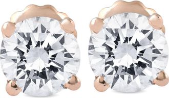 Pompeii3 3/4 cttw Diamond Studs 14k Rose Gold Screw Back Studs