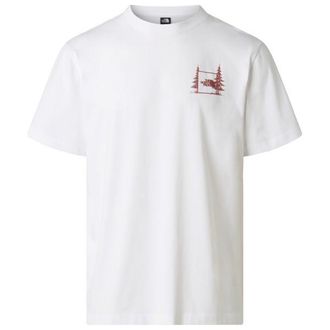 The North Face Camping Relaxed Short Sleeve Graphic Tee T-Shirt f&uuml;r Herren | wei&szlig;