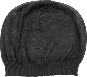 Rick Owens Kasjmier muts - Zwart