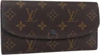 Louis Vuitton Pre-owned Wallets, female, Brown, Size: ONE SIZE Pre-owned Canvas wallets