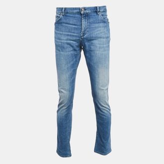 HUGO BOSS Boss By Hugo Boss Blue Faded Denim Candiani Jeans XXL Waist 40