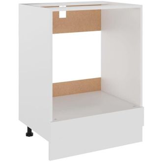 vidaXL Vidaxl - Oven Cabinet Lyon White 60x46x81.5 cm Engineered Wood