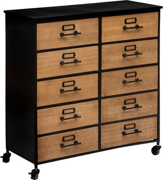 Atmosphera Atmosphera - C&oacute;moda Doble baris - Metal Y Madera Cr&eacute;ateur DInt&eacute;rieur