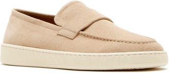 La Canadienne Tomas City Dry Waterproof Loafer in Champagne Suede at Nordstrom, Size 9.5