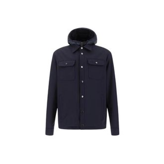 Paul & Shark Overshirt Dynamic met afneembaar voorpand - Heren - Jassen - Blauw - Maat: M