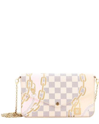 Louis Vuitton Felicie Pochette Limited Edition Nautical Damier (Authentic Pre- Loved)