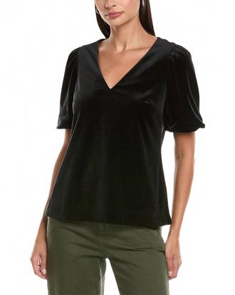Tyler B&ouml;e Clair Velvet Topper In Black