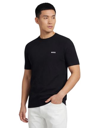 HUGO BOSS Boss Green Momentum Lite t-shirt zwart korte mouw