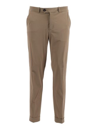 Roberto Ricci Design Brown Surflex Tapered Chino Pants