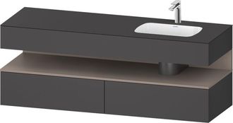 Duravit Qatego Lavabo Encastrado Con Base De Lavabo Consola, - Duravit