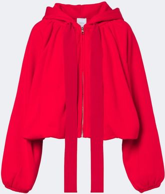 Patou Cotton zip-up hoodie