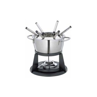 K&uuml;chenprofi ELO - K&uuml;chenprofi Set per fonduta St. Moritz Set per fonduta di carne Acciaio inossidabile