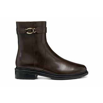 Geox Ademende bottines in leer Walk Pleasure
