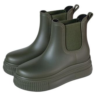 Generic Ladies Wellies Stylish Casual Wear Comfortable Slip On Sandals for All Seasons Versatile Design For Jeans Mid Heel Chelsea Rain Boots For Daily Use Wo