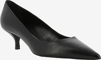 Stuart Weitzman Glattleder-Pumps mit kleinem Absatz Stuart Kitten 50