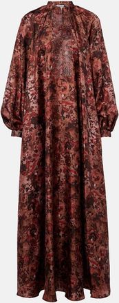 Max Mara Abito lungo Alpe in seta