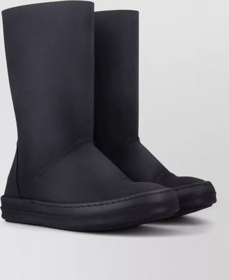 Rick Owens rubber mid-calf boots