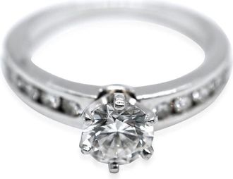Tiffany & Co. Pre-Owned Tiffany & Co. Diamond Engagement Ring in Platinum G VVS1 1.05 CTW