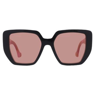 Gucci Red Geometric Ladies Sunglasses GG0956S 010 54