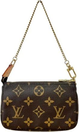Louis Vuitton Pre-owned Handbags, female, Brown, Size: ONE SIZE Pre-owned Chain Embellished Bag