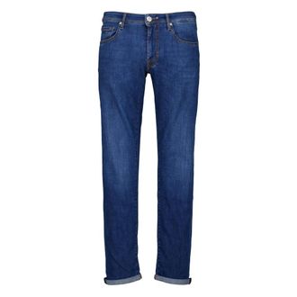 Sartoria Tramarossa Slim-fit Jeans, male, Blue, Size: W35 Michelangelo Jeans