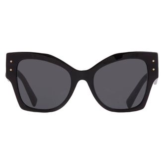 Dolce & Gabbana Dark Grey Butterfly Ladies Sunglasses DG4478 501/87 53