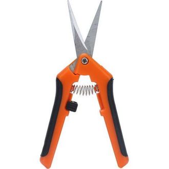 OEM Tijeras De Jardiner&iacute;a De 6,5 Pulgadas Con Resorte, Mango C&oacute;modo Y Seguro Que Reduce La Fatiga, Color Naranja