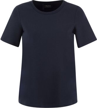 Max Mara Logo Embroidered Crewneck T-shirt