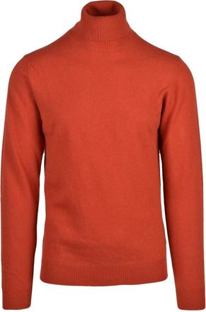 Daniele Fiesoli Truien & Vesten, Heren, Oranje, L, Katoen, Dolcevita Turtleneck