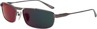 Balenciaga Sunglasses, unisex, Gray, 61 MM, Rectangular Sunglasses