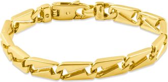 Pompeii3 Mens Link 14k Gold (44gram) or Platinum (71gram) 7.5mm Bracelet 8.25