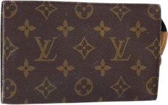 Louis Vuitton Pre-owned Canvas Clutch - Dames - Vintage Clutch - Bruin - ONE Size - Vintage
