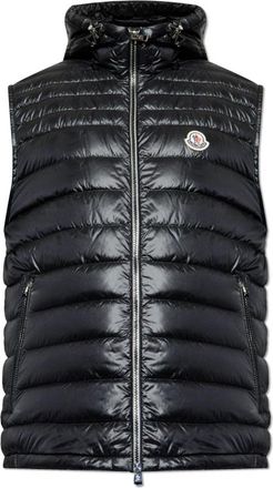 Moncler Donsvest Orant - Heren - Bodywarmers - Zwart - 2XL - Leer - Jassen