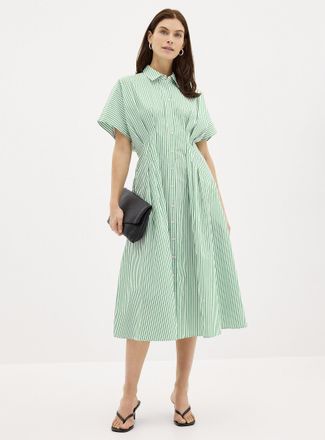 Lauren Ralph Lauren Womens Green stripes shirtdress