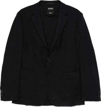 Ermenegildo Zegna single-breasted blazer - Black