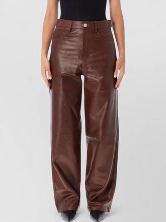R&oacute;he leather trousers