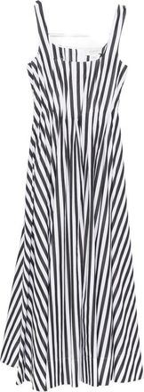 Sportmax Filmato Striped Midi Dress