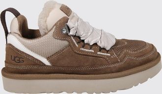 UGG Lo Lowmel Low-Top Suede Trainers with Wool Interior