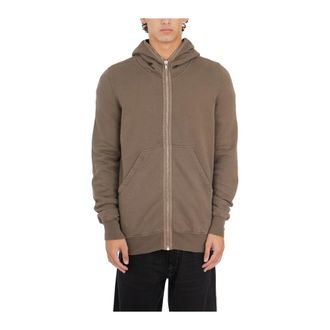 Rick Owens Hoodies & sweatvesten, Heren, Grijs, L, Katoen, Gimp Hoodie Dust