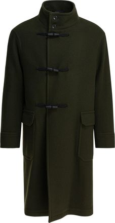 Tagliatore Mens Green Wool Blend Jacket - Dark Green - Size EU 48 (Mens)