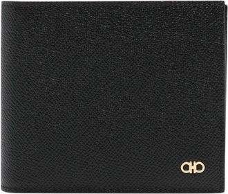 Ferragamo Micro Gancio Leather Bifold Wallet