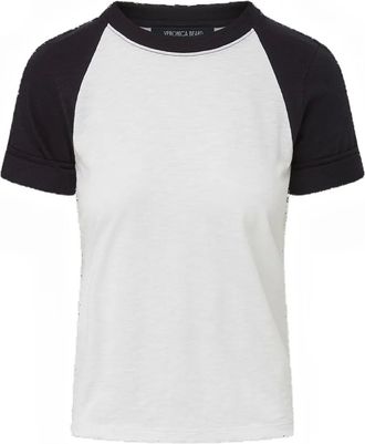 Veronica Beard T-shirt con maniche raglan - Bianco