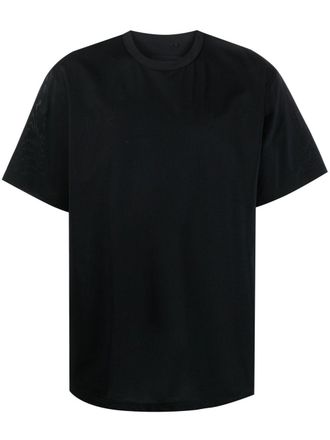 Yohji Yamamoto T-shirt girocollo - Nero