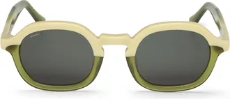 Mr.Boho Elpatio BMG35-11 Mens Sunglasses Green Size 47